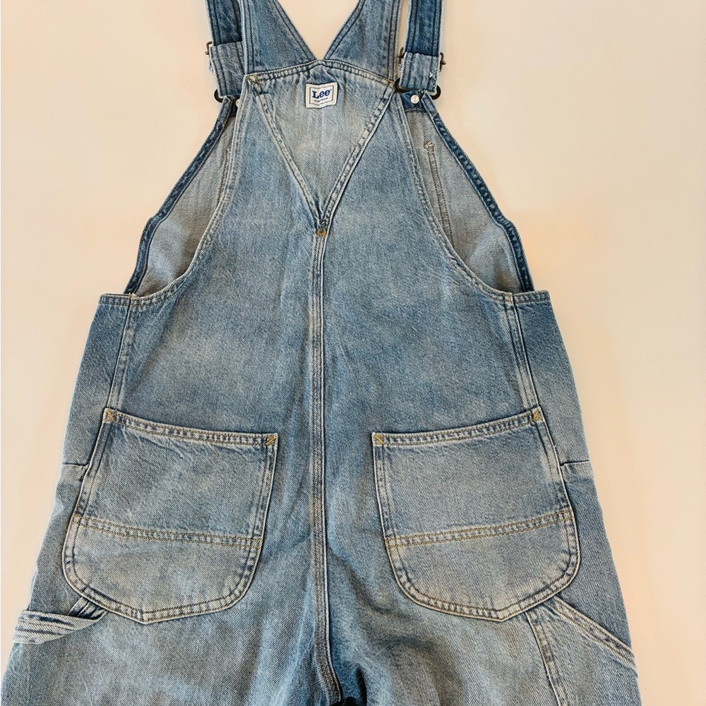 Lee Light Blue Denim Bib Overalls - Picture 4 of 4